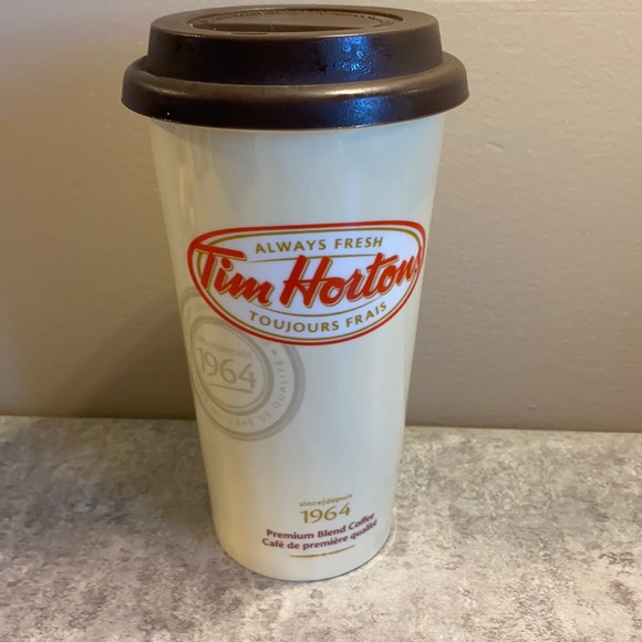 Tim Hortons Other - Tim Hortons Ceramic Travel Mug